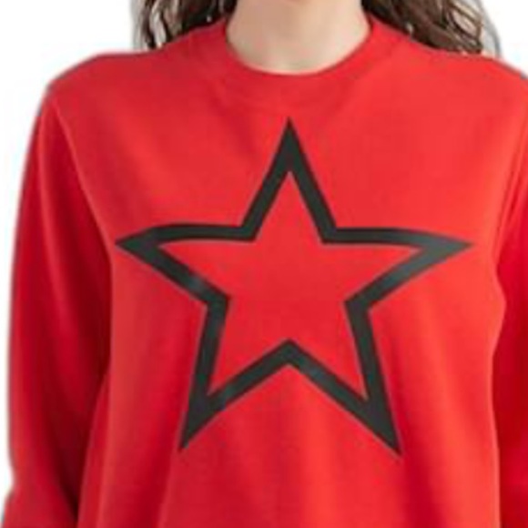 Givenchy Red Cotton Sweatshirt Star size M - Picture 10 of 11